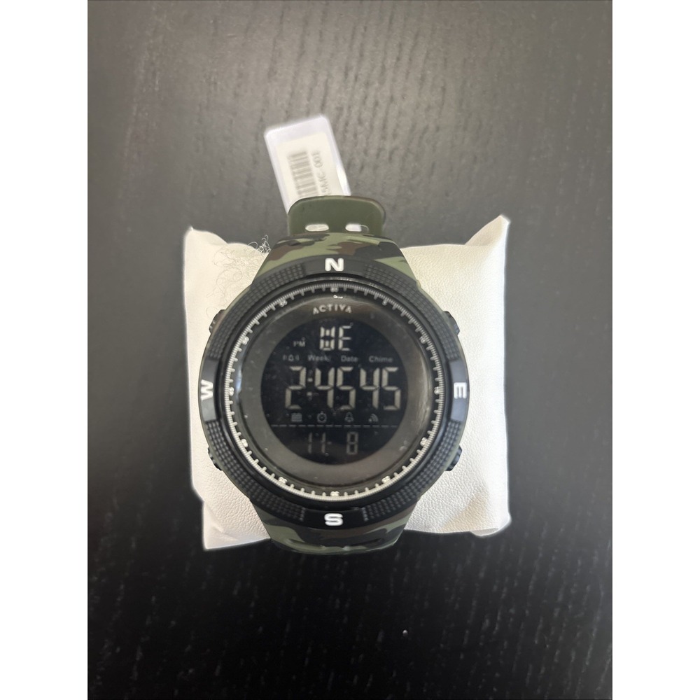 Activa X Invicta Men's 50mm Camouflage Band Digital Watch (ACW1915MC-001) - NEW